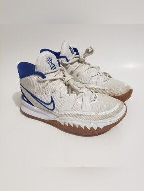 Nike Kyrie 7 By You ID White Blue Gum Basketball Shoes DA7567-991 Sz 5.5 Women 7